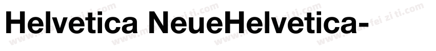 Helvetica NeueHelvetica字体转换